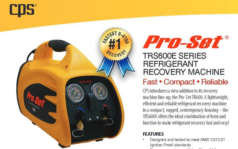 Hardware Factory Store Inc - CPS Trs600 Refrigerant Recovery Pump - [variant_title]