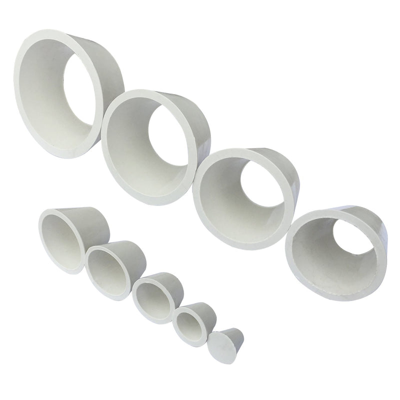 Rubber Filter Adapter Cones Set, Buchner Funnel Flask Adapter Set,9PCS