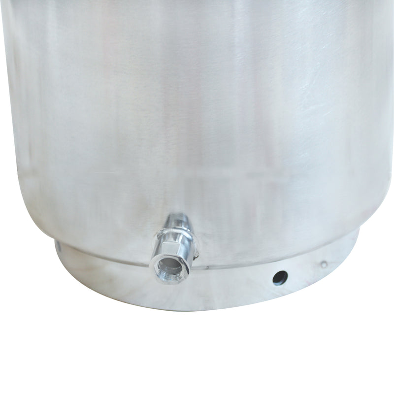 SS 304 Condensing Coil in Tank - 3/8" diameter with 3/8" NPT