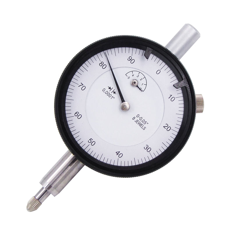 0.05" X 0.0001" Dial Indicators With Lug Back & White Face
