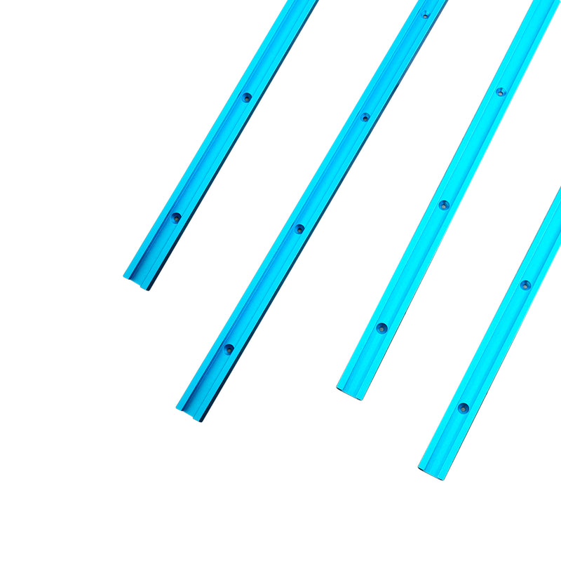 4PK BlueT-track 48 inch with Wood Screws¨CDouble Cut Profile Universal