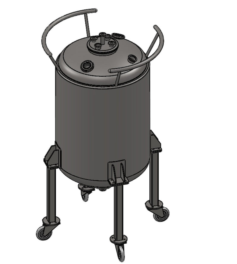 Lab 300L Stainless Steel Jacketed Storage Vessel - SS304