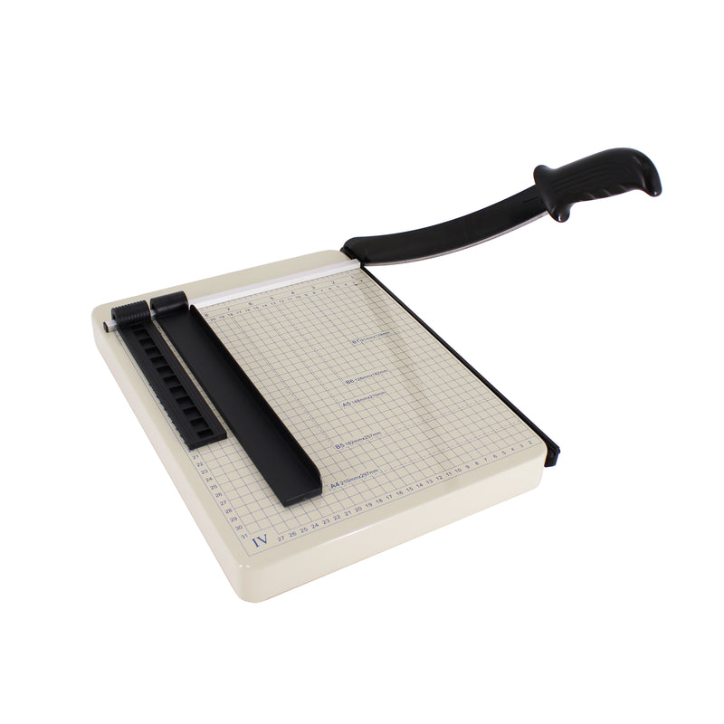 Paper Cutter A4 12 x 10" Metal Base Trimmer Scrap Booking Guillotine Blade