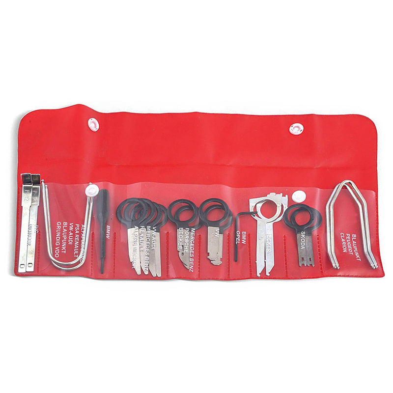Professional Tooling Radio Removal Tool Kit Removal Keys Stereo Removal Tool Kit 20PCS