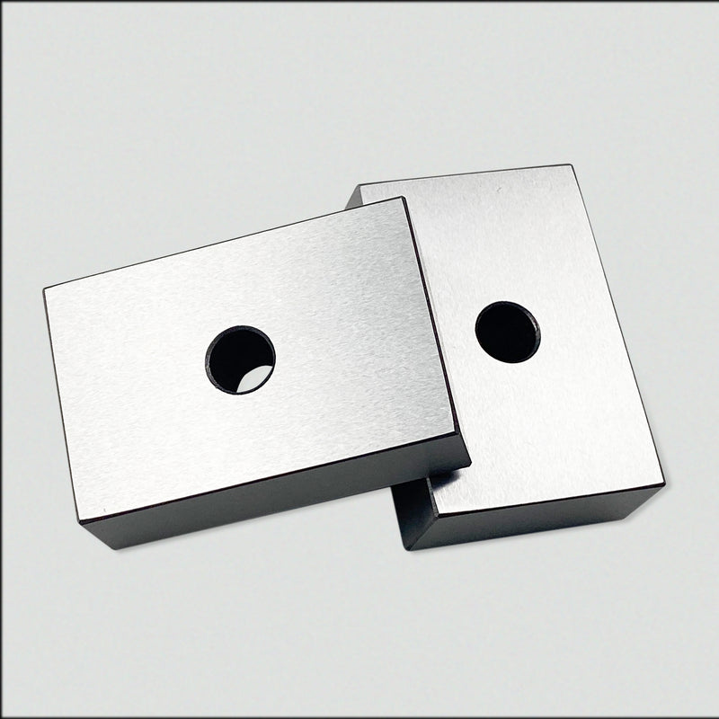 0.0001" Ultra Precision 1-2-3" Blocks 2pcs/Pair 1 Hole