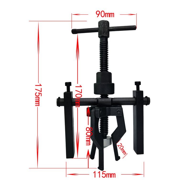 Auto 3 Jaw Pullers Pilot Bearing Puller Pilot Sleeve Gear Bearing Puller