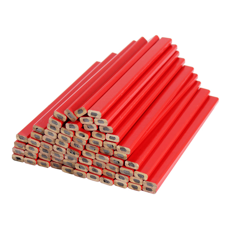 72PCS Professional Medium Carpenters Pencil Hard Carpenters Brickies Brick Layers Pencils Set 7"(175mm)