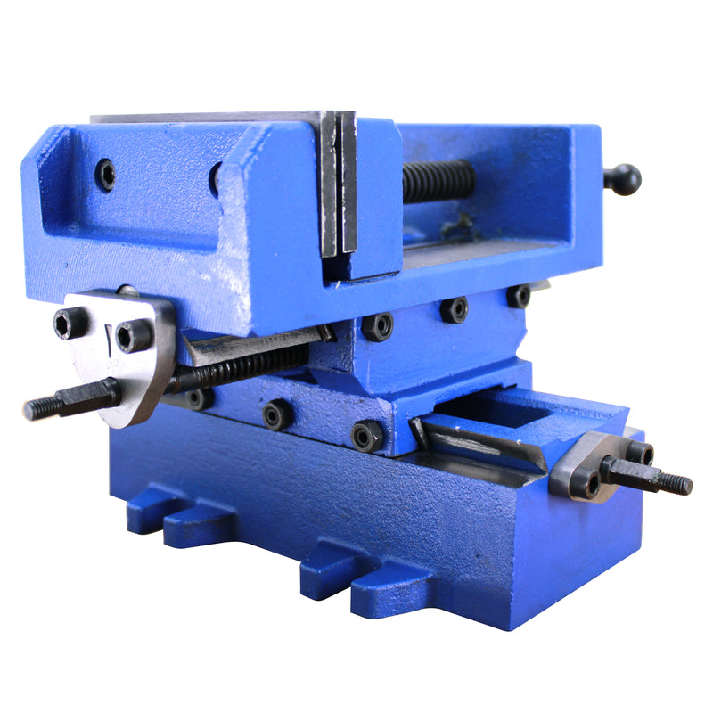 Compound Cross Slide Industrial Strength Benchtop & Drill Press Vise 3" 4" 5" 6"