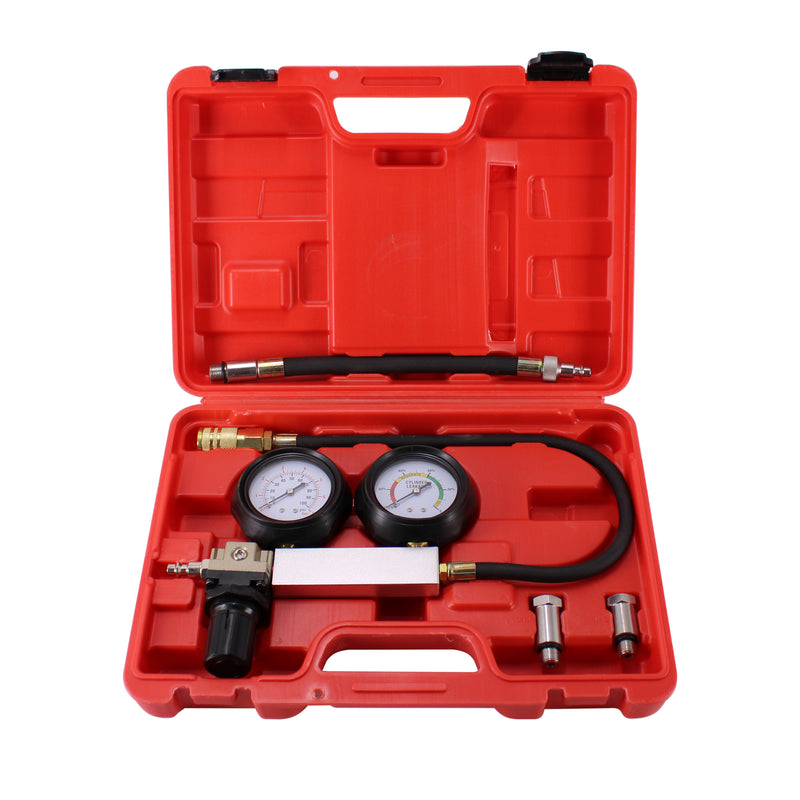 Cylinder Leak Detector Engine Compression Diagnosis Tester Test Kit