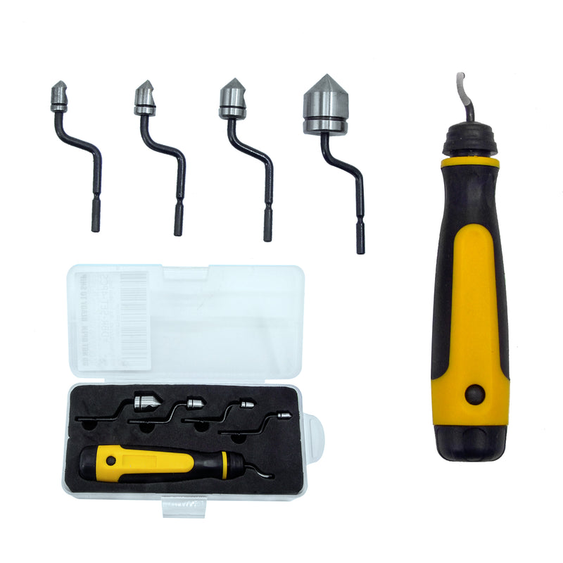 Heavy Duty Deburr Tool (4pc Set Deburr Tool)