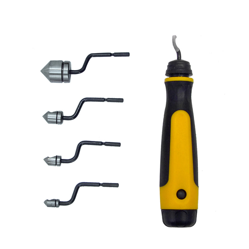 Heavy Duty Deburr Tool (4pc Set Deburr Tool)