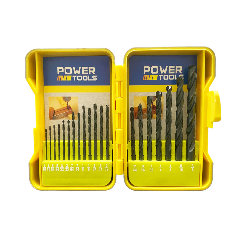 HFS (R) Black Oxide Drill Bit Set, 20-Piece