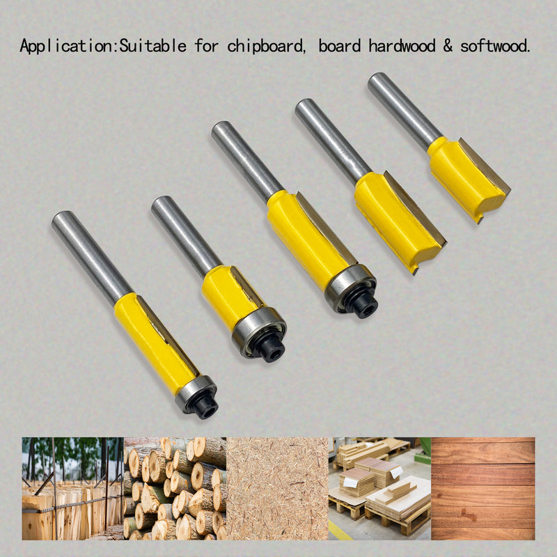 70PCS 1/2 Inch Shank Router Bit Set Door Window Bites with Tungsten Carbide Tips