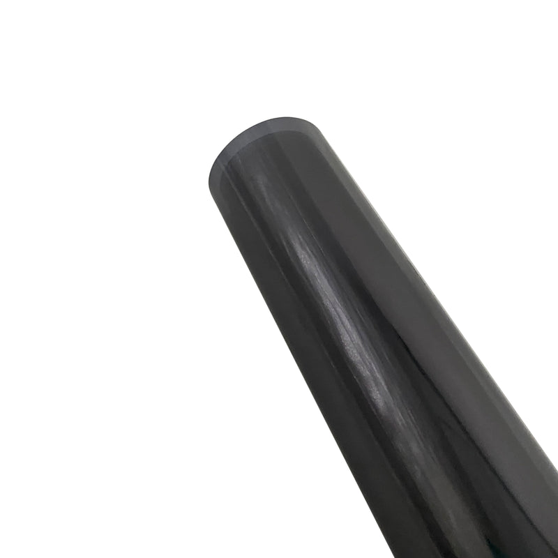 One Way Window Film for Daytime Privacy Non-Adhesive Black Silver