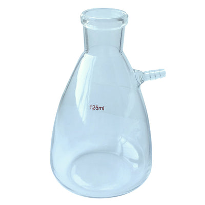 Hardware Factory Store Inc - 125ML Filtering Flask, -0.06MPa Vacuum Filtration Bottle Borosilicate Glass  24/29 - [variant_title]