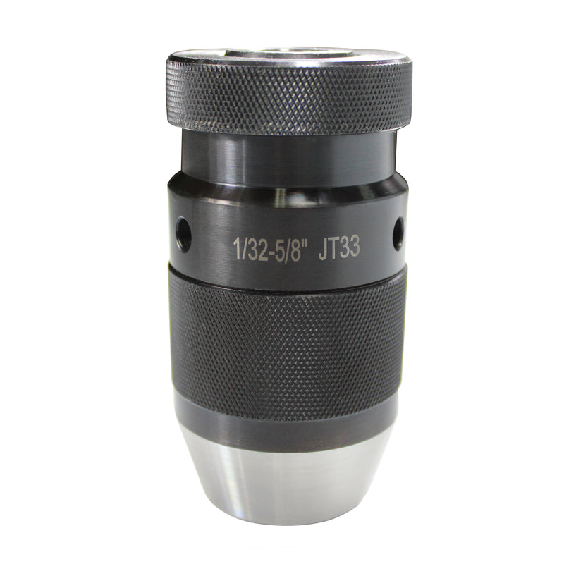 1/32" to 5/8" Heavy Duty Keyless Drill Chuck Self Tighten JT33 Mount