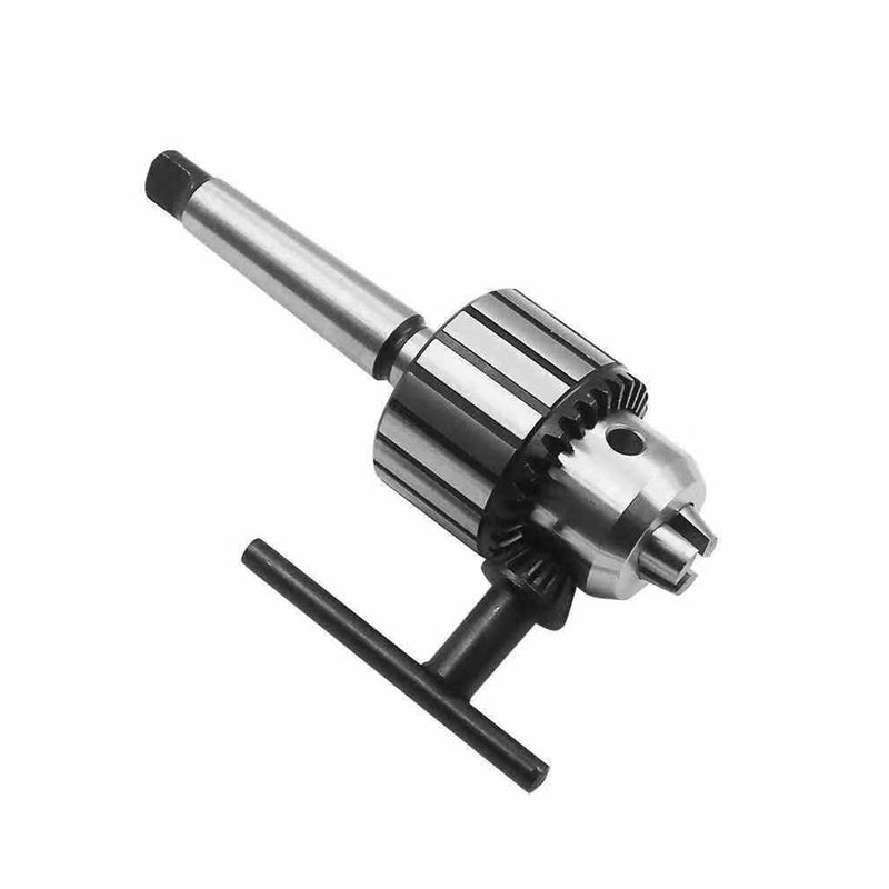 Woodworking 1/2 Inch Diameter Drill Chuck with 2 Morse Taper Mount