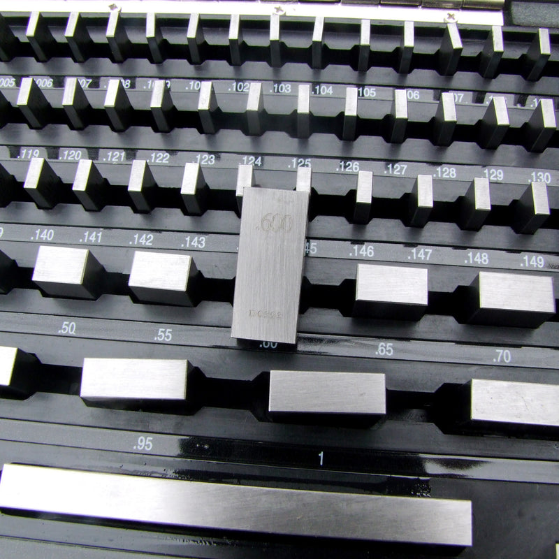 81Pcs Grade B Gage Gauge Block Set Usa Cert Nist Traceable New