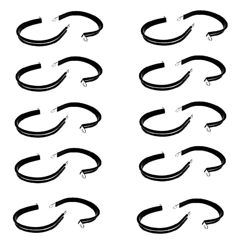 Hardware Factory Store Inc - Pipe Cushion Clamps - 10Pc Set - 3"