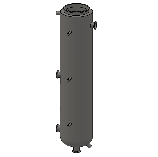 HFS (R) SS 304 Cold Trap 6x36"