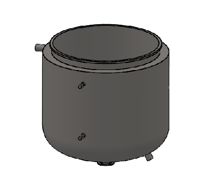 15 L Jacketed Vessel Base Container 12&