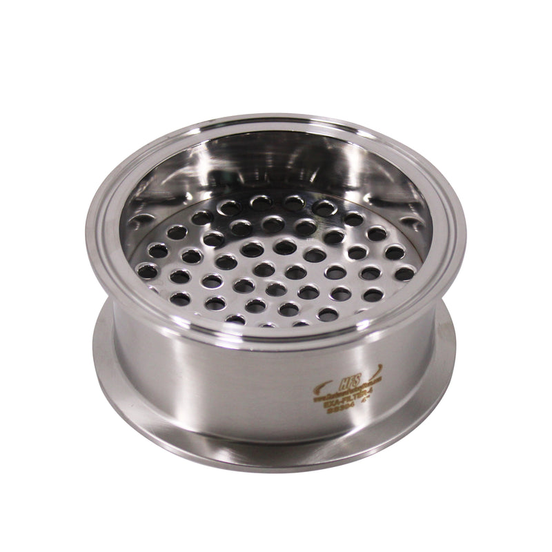 Tri Clamp Filter Plate - Mid Plate - 6mm Holes