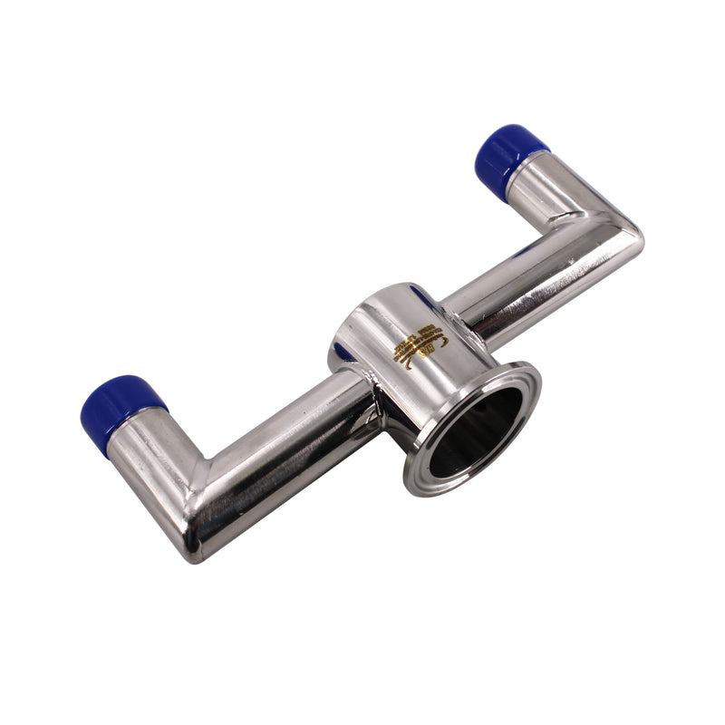 1.5" Tri Clamp U TEE w/ 1/2" MNPT