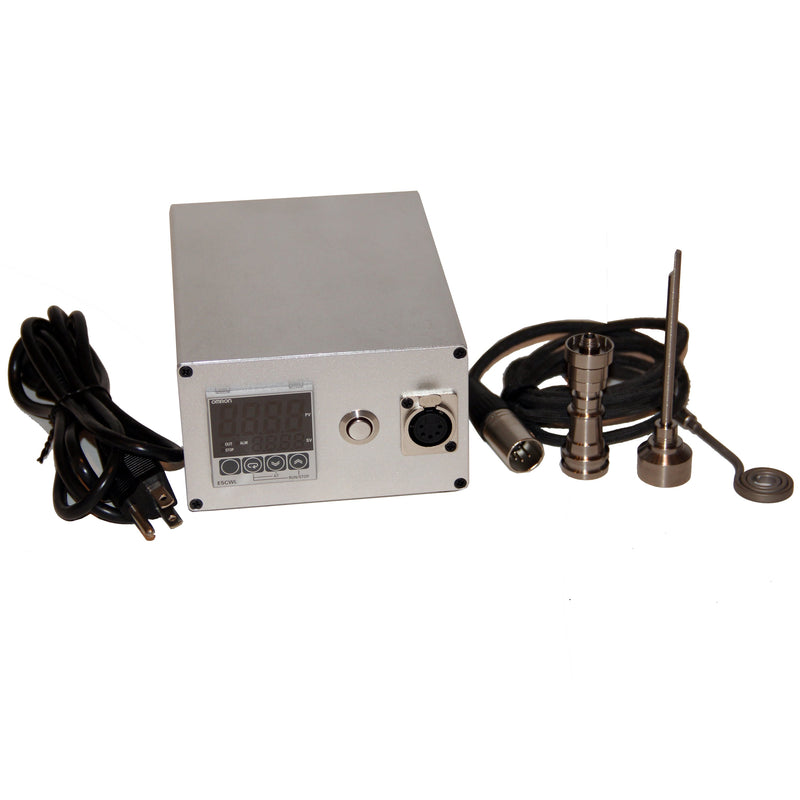 Hardware Factory Store Inc - Tm Titanium Enail 5 Pin 110V coil heater unit K type Regular Coil Heater with Kevlar lead wire and XLR connector - WHITE