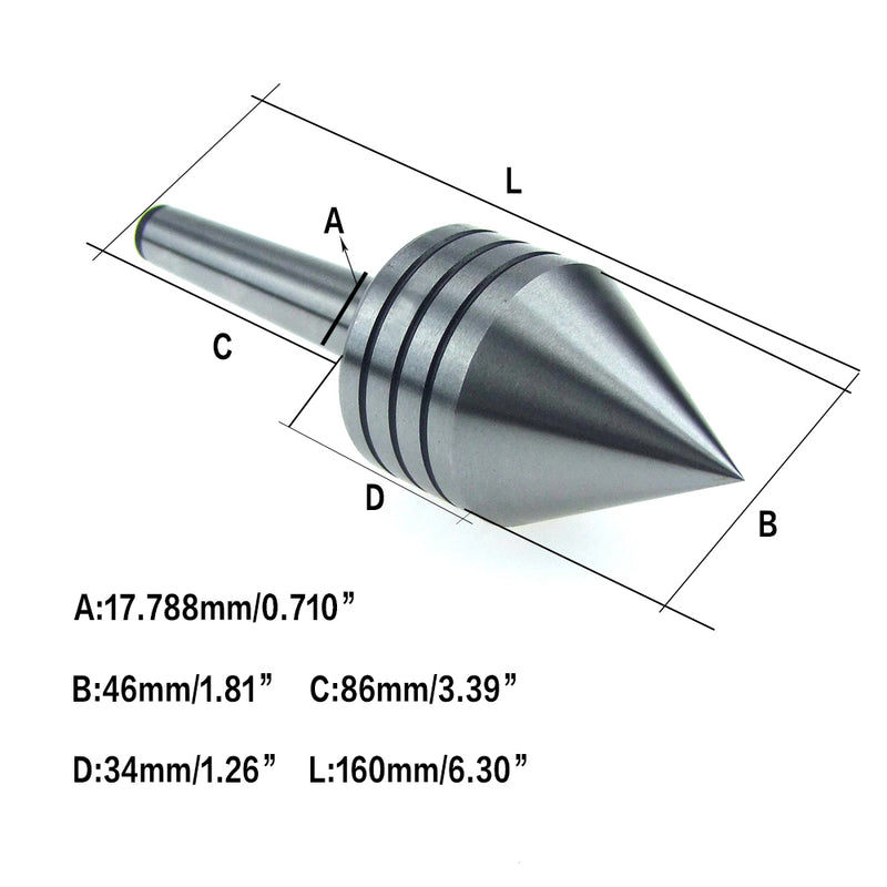2MT Heavy Duty Live Tailstock Center