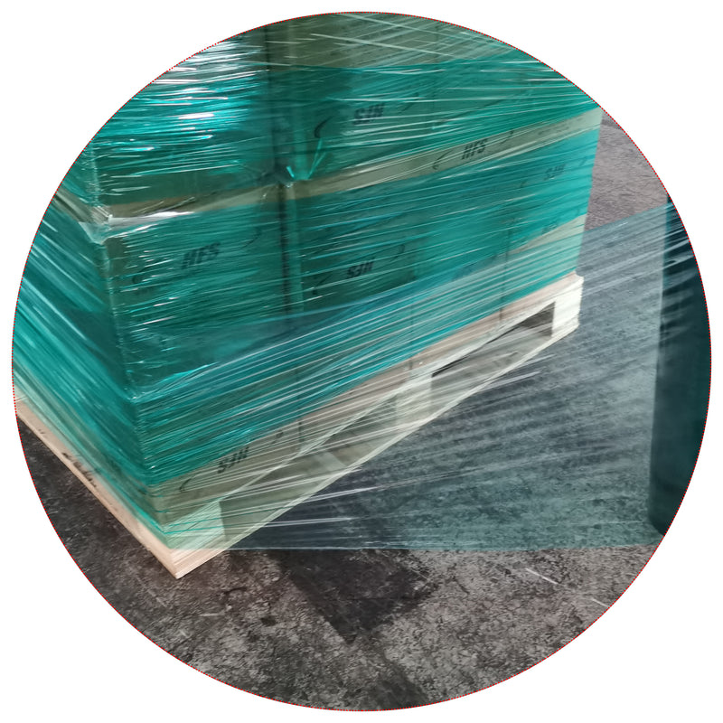 18IN x 1000 FT 4 Roll/Pack -87 Gauge 22 Microns Stretch Moving & Packing Wrap Industrial Strength Green Plastic Pallet Shrink Film Ideal for Furniture, Boxes, Pallets