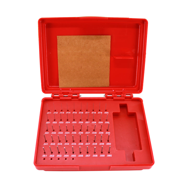Steel Pin Gage Set Plus+ 50 PCS M0 .011-.060"