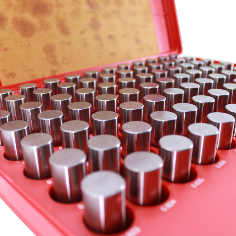 82 PCS M5 .751-.832" Class ZZ Steel Pin Gage Set Plus
