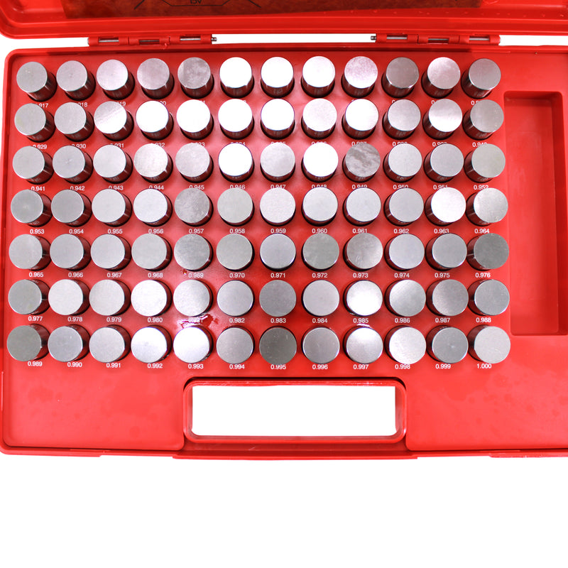 Steel Pin Gage Set Plus+ 84 PCS M7 .917-1.000"
