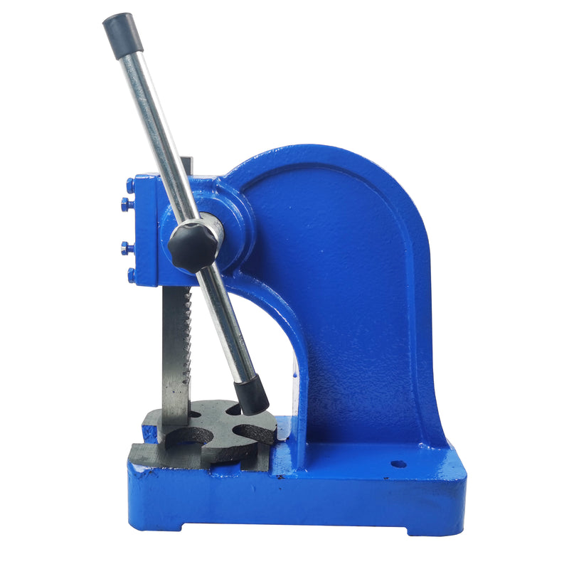 Manual Desktop Heavy Duty Arbor Press 1 Ton Cast Iron, Riveting Punching Holes