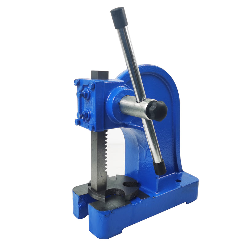 Manual Desktop Heavy Duty Arbor Press 1 Ton Cast Iron, Riveting Punching Holes