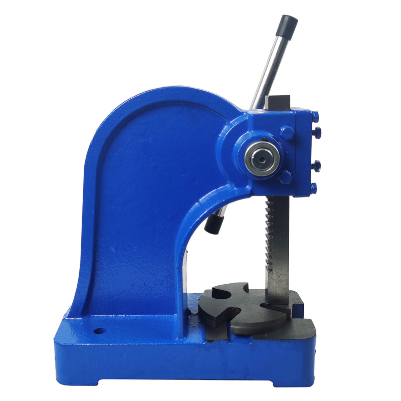 Manual Desktop Heavy Duty Arbor Press 1 Ton Cast Iron, Riveting Punching Holes