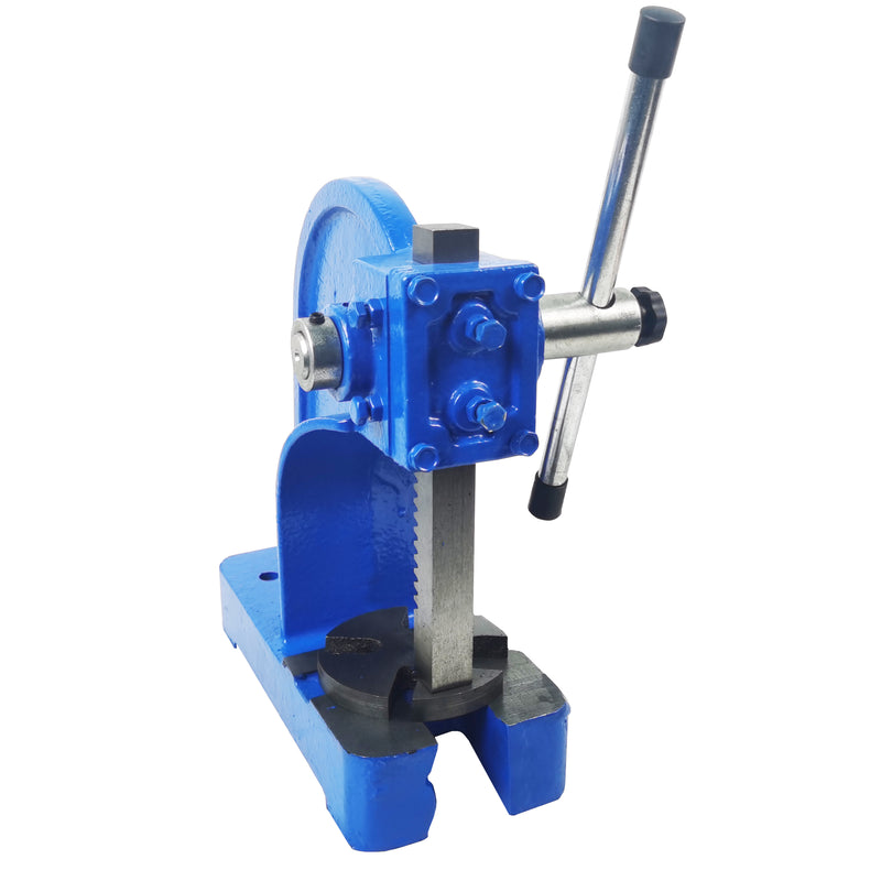 Manual Desktop Heavy Duty Arbor Press 1 Ton Cast Iron, Riveting Punching Holes