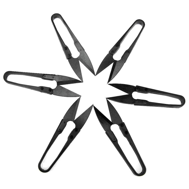 HYDROPONIC DEPOT Plant Bonsai Pruner Pruning Scissors for Bud and Leaves Trimmer 6 PCS