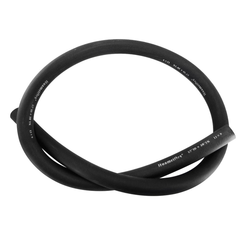 Hardware Factory Store Inc - 10FT Black NBR Insulation Pipe Foam Thermal Plumbing Tubes OD:1/2IN TK:3/8IN - [variant_title]