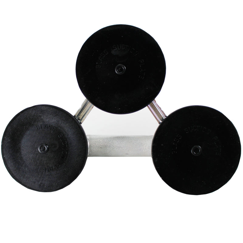 Heavy Duty Aluminum Three Handle Suction Cup Plate Professional Glass Puller Lifter Gripper 340lbs