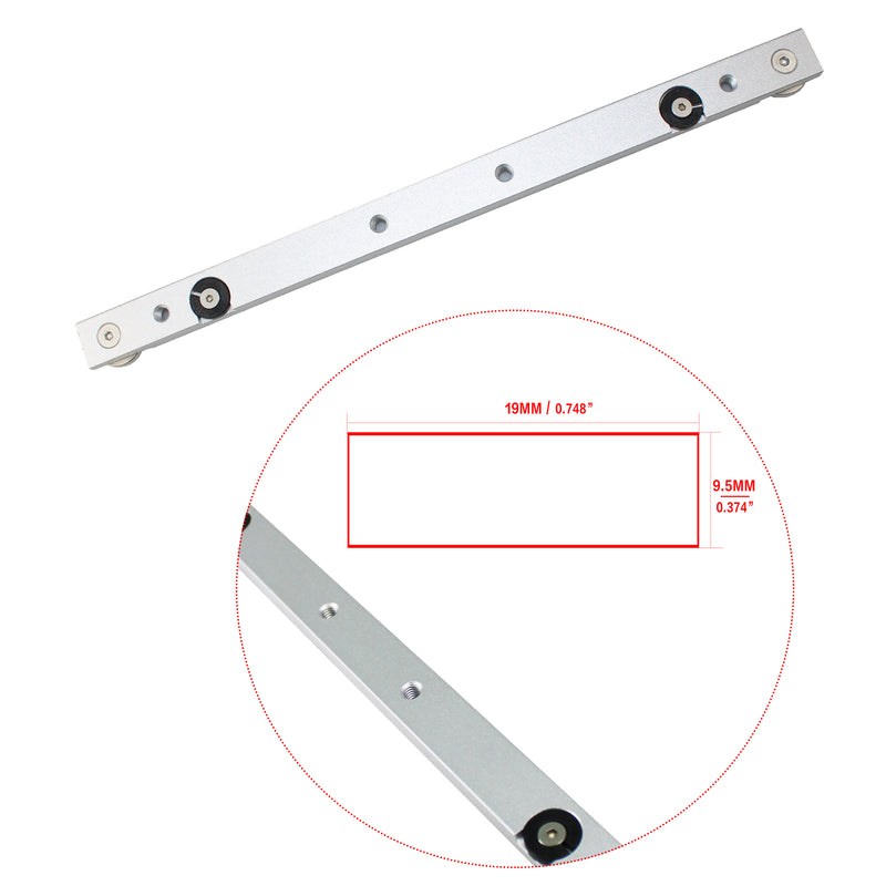 Aluminium Alloy Miter Bar Slider Table Saw Miter Gauge Rod Wood Woodworking Tool