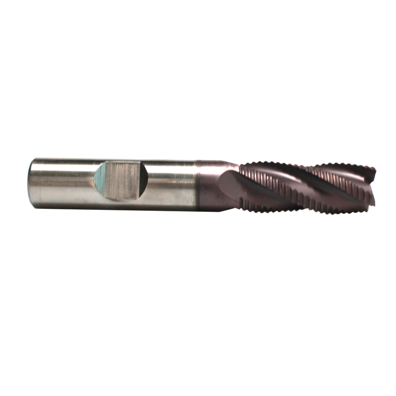 Standard Tooth M42 8% Cobalt Tialn Roughing End Mill 1/2" * 1/2" * 1-1/4" * 3-1/4"