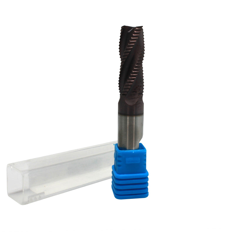 Standard Tooth M42 8% Cobalt Tialn Roughing End Mill 1/2" * 1/2" * 1-1/4" * 3-1/4"
