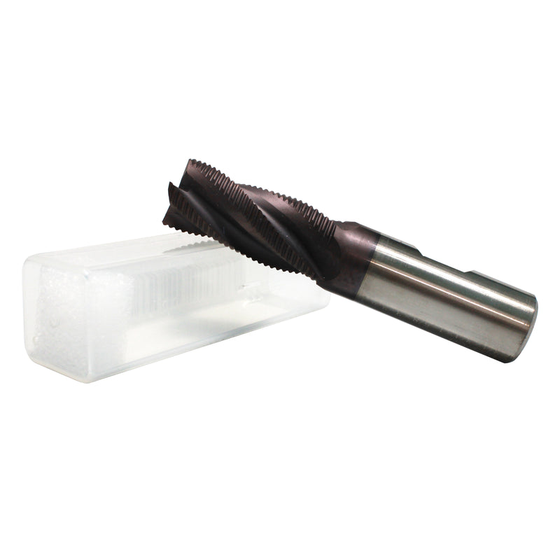 Standard Tooth M42 8% Cobalt Tialn Roughing End Mill 3/4" * 3/4" * 1-5/8" * 3*3/4"