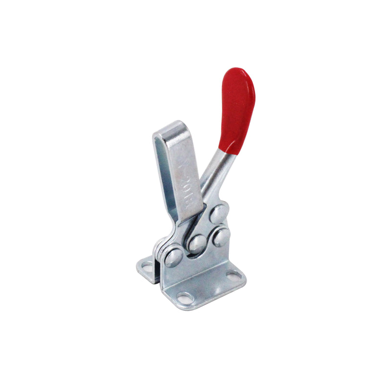 4PCS Hand Tool Toggle Clamp 201B Antislip Red Horizontal Clamp 201-B Quick Release Tool Holding Capacity Force 198lbs.