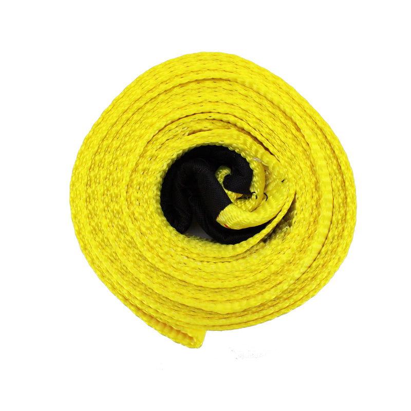 3 Inch, 20Ft Tow Strap, 30,000 Pound Capacity with Reusable Storage Strap