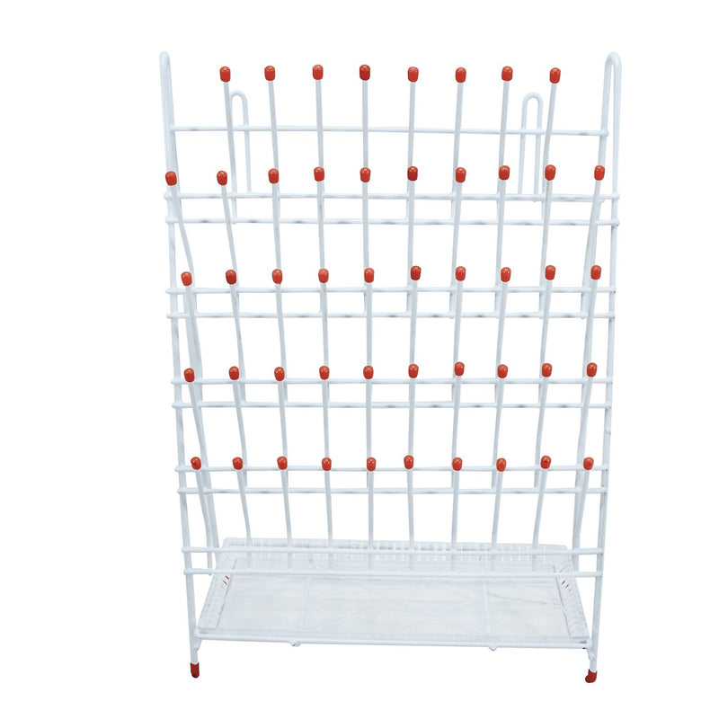 Hardware Factory Store Inc - GLASS AND TUBE RACK, 32P OR 48P - TTRACK-48P