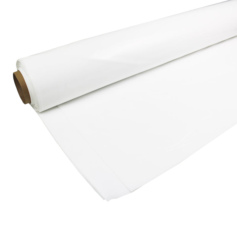 HYDROPONIC DEPOT White Greenhouse Plastic Film Clear Polyethylene Film 6 mil Anti-UV