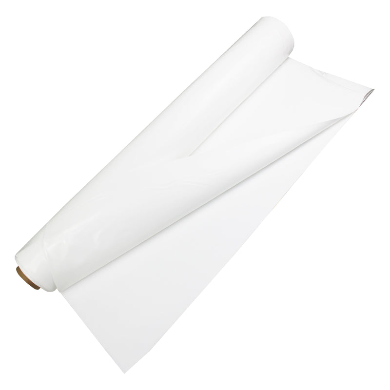 HYDROPONIC DEPOT White Greenhouse Plastic Film Clear Polyethylene Film 6 mil Anti-UV
