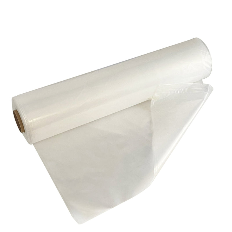 HYDROPONIC DEPOT Greenhouse Plastic Film Clear Polyethylene Film 6 mil 4 Year Anti-UV